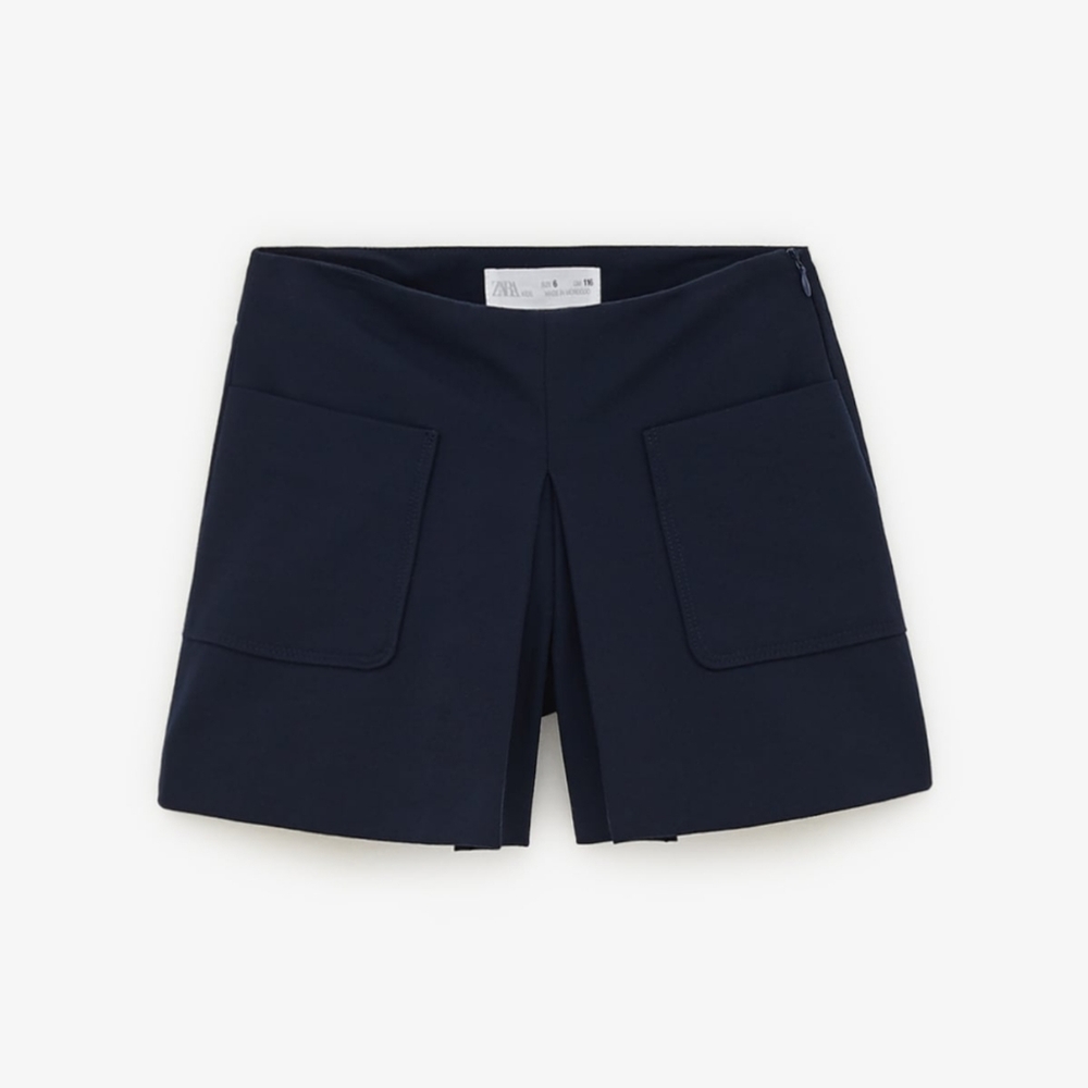 NWT Zara Girls Navy Blue Skorts